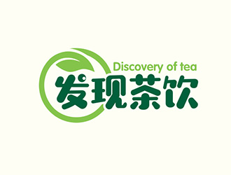 吳曉偉的發(fā)現(xiàn)茶飲中文字體設(shè)計logo設(shè)計