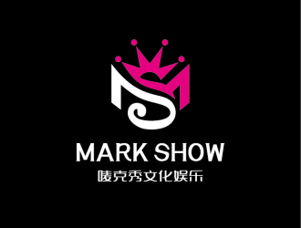 安冬的泉州市嘜克秀文化娛樂有限公司  MARK SHOWlogo設(shè)計