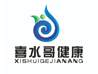 李正東的喜水哥卡通設計logo設計