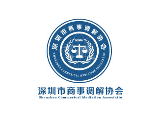 朱紅娟的深圳市商事調(diào)解協(xié)會（Shenzhen Commerical Mediation Associatiologo設(shè)計