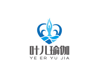 周金進(jìn)的葉兒瑜伽logo設(shè)計