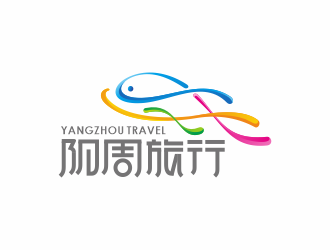 何嘉健的陽周旅行l(wèi)ogo設計