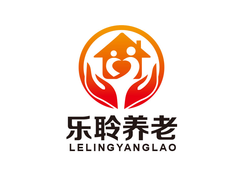 朱紅娟的樂(lè)聆養(yǎng)老logo設(shè)計(jì)