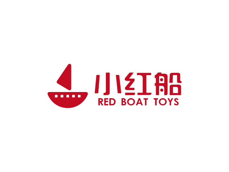 張俊的小紅船 RED BOAT TOYSlogo設(shè)計