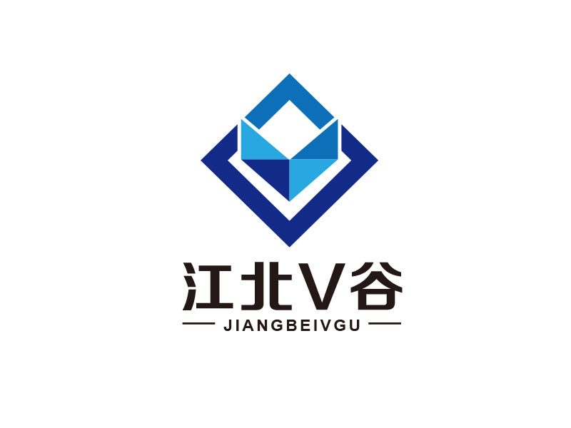 朱紅娟的江北V谷logo設(shè)計(jì)