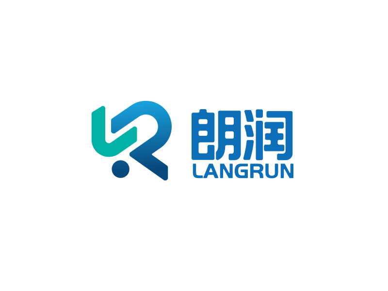 唐國強的朗潤logo設計