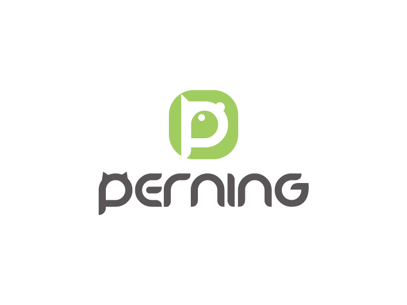 張俊的PERNING寵物用品logo設(shè)計