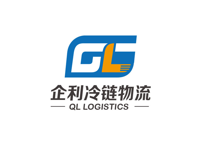 朱紅娟的QL LOGISTICS 企利冷鏈物流logo設(shè)計(jì)