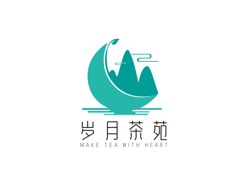 宋從堯的歲月茶苑中國(guó)風(fēng)logo設(shè)計(jì)