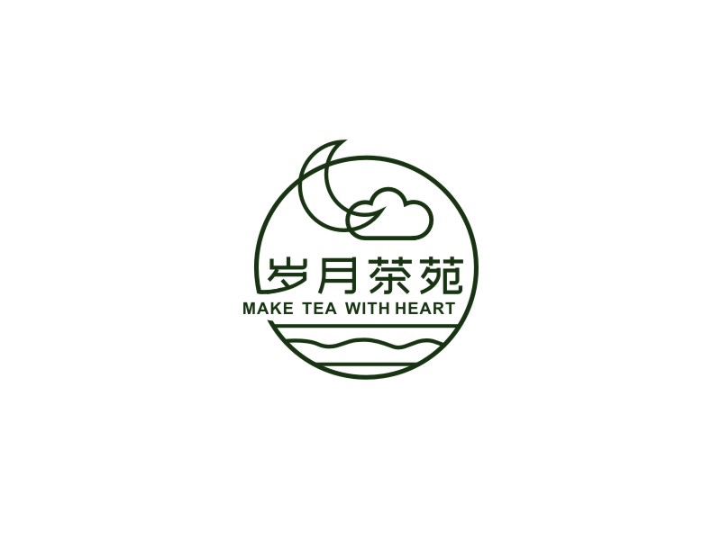 姜彥海的歲月茶苑中國(guó)風(fēng)logo設(shè)計(jì)