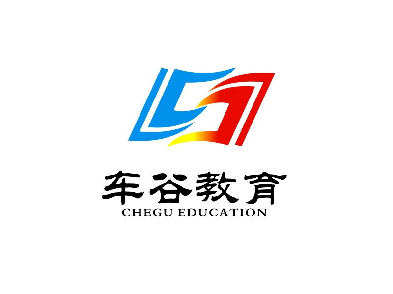 李杰的車谷教育logo設(shè)計