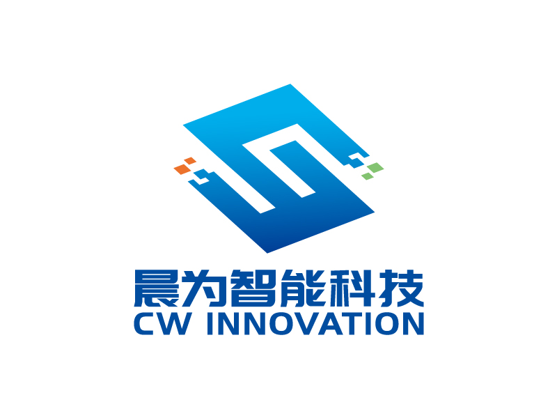 葉美寶的晨為智能科技 CW Innovationlogo設計