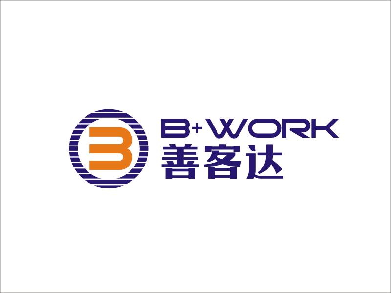 梁宗龍的B+WORK  善客達(dá)logo設(shè)計