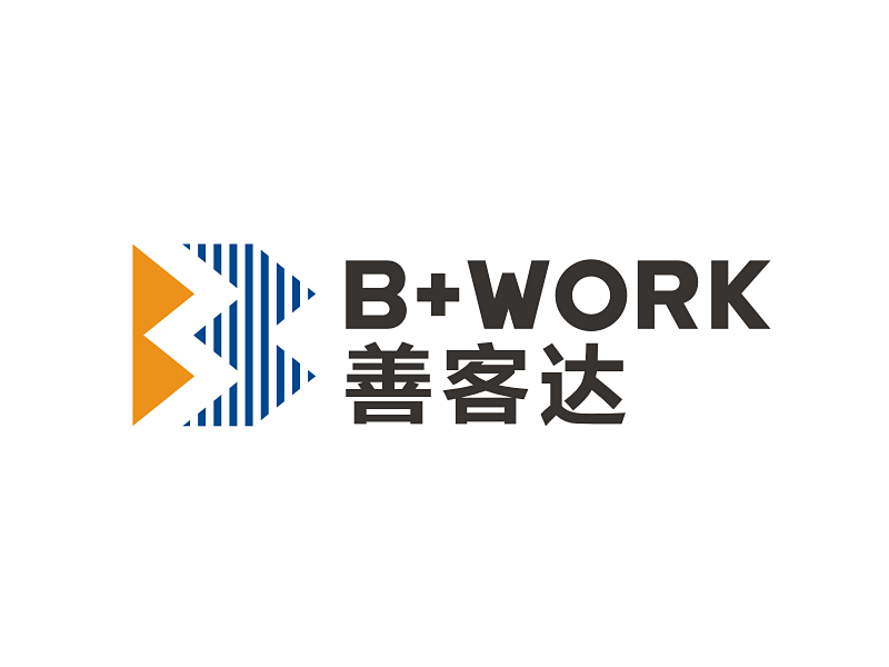 吳世昌的B+WORK  善客達(dá)logo設(shè)計