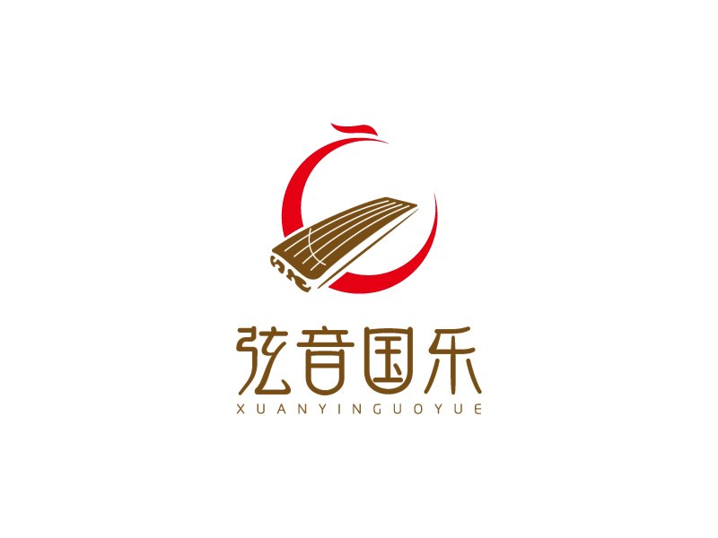 馬丞的弦音國樂古箏培訓學院logo設計