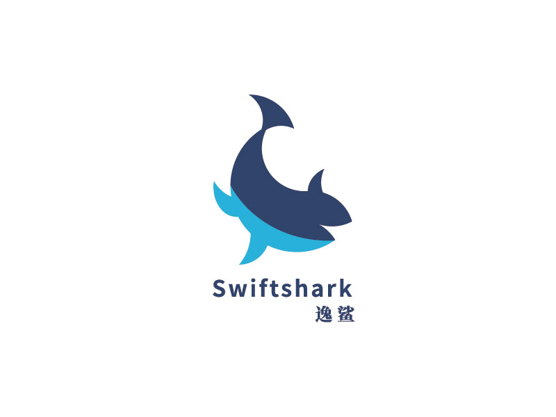 李寧的逸鯊swiftsharklogo設(shè)計(jì)