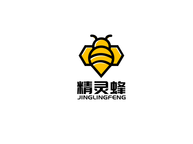 余亮亮的精靈蜂logo設(shè)計