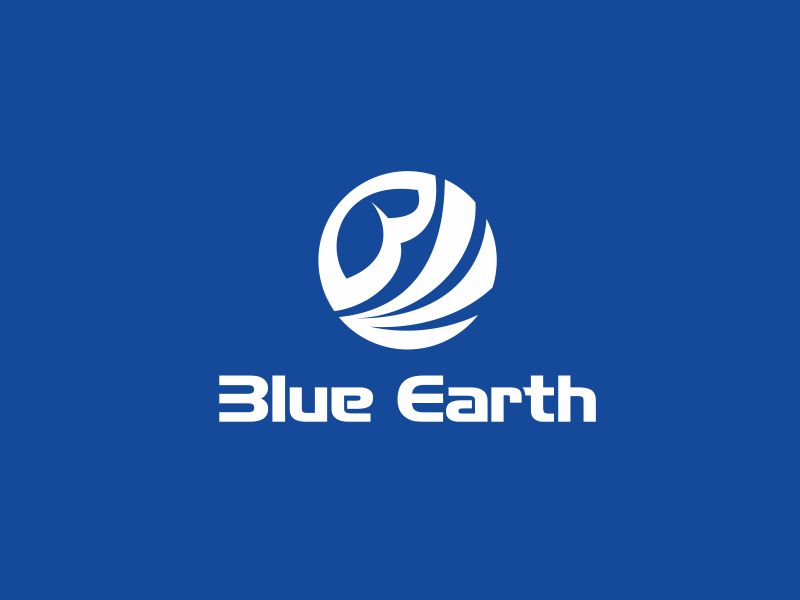 何嘉健的Blue Earth勞保用品行業(yè)logo設(shè)計