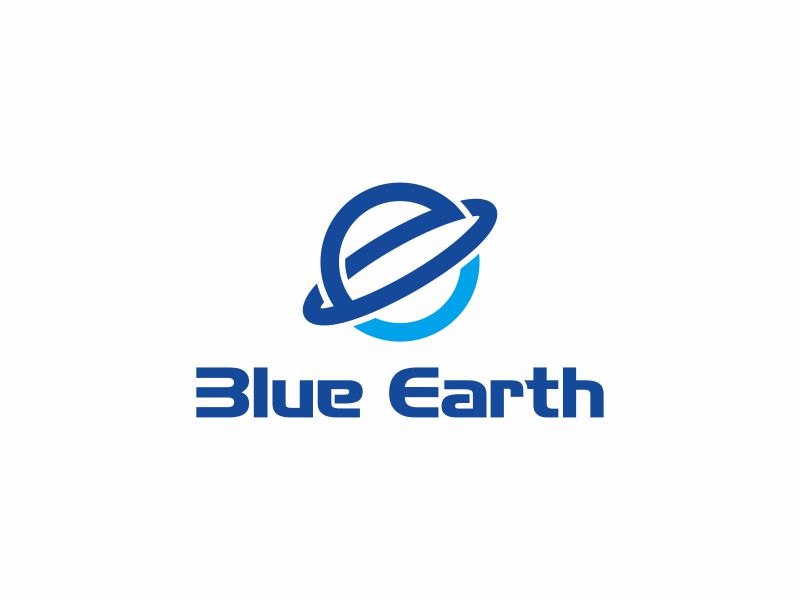 何嘉健的Blue Earth勞保用品行業(yè)logo設(shè)計