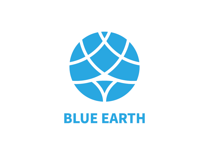 李寧的Blue Earth勞保用品行業(yè)logo設(shè)計