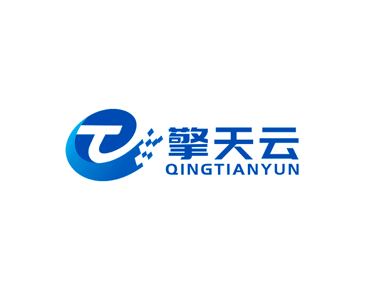 李杰的擎天云qingtianyunlogo設計