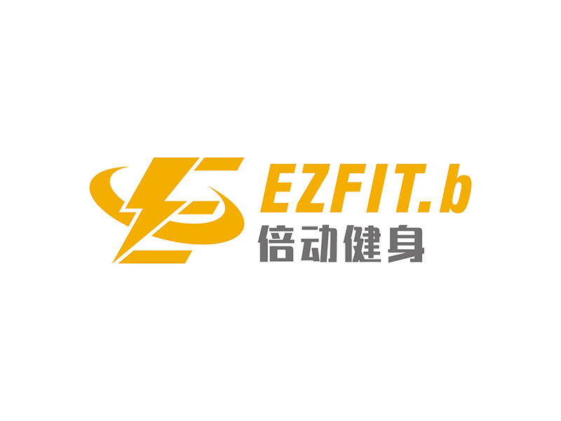 周都響的EZFIT.b 倍動健身logo設(shè)計