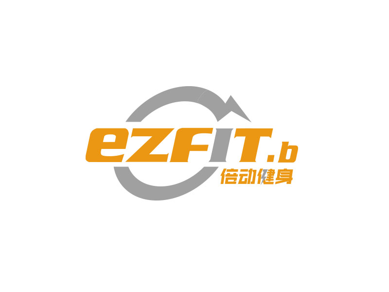 朱紅娟的EZFIT.b 倍動健身logo設(shè)計