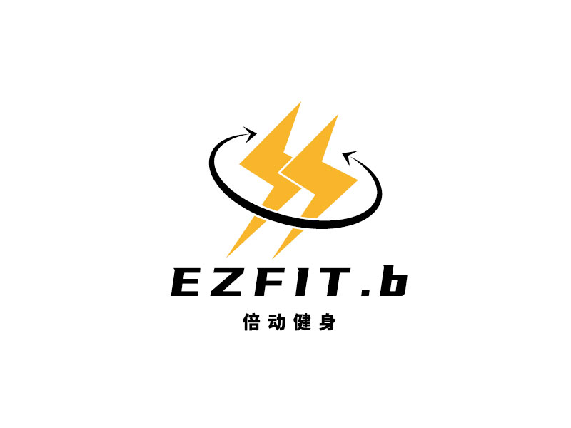 李寧的EZFIT.b 倍動健身logo設(shè)計