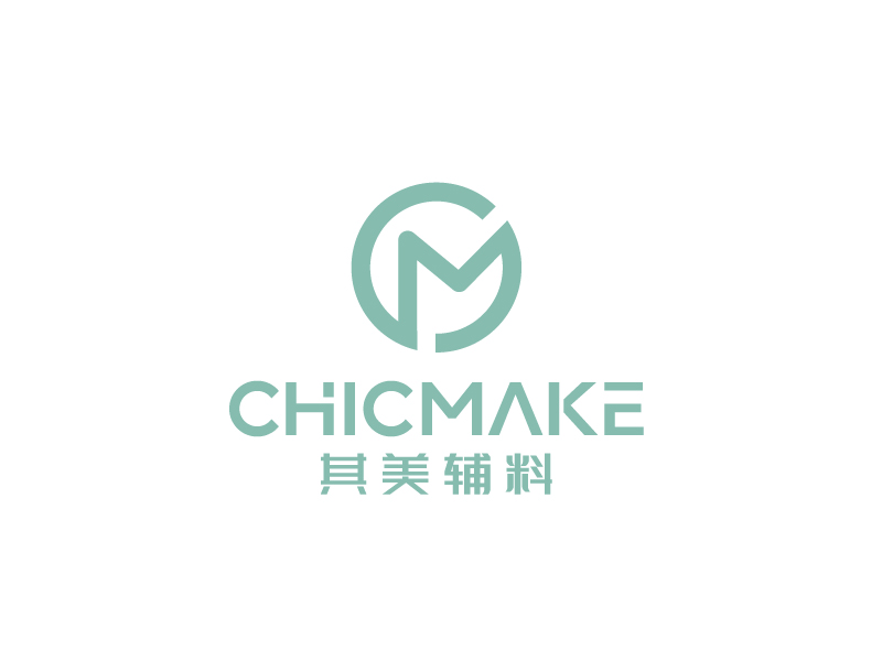 張俊的其美輔料CHICMAKElogo設(shè)計(jì)