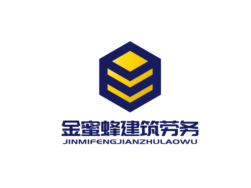 張俊的金蜜蜂建筑勞務(wù)logo設(shè)計(jì)