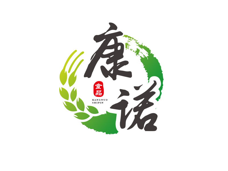 朱紅娟的康諾食品logo設(shè)計