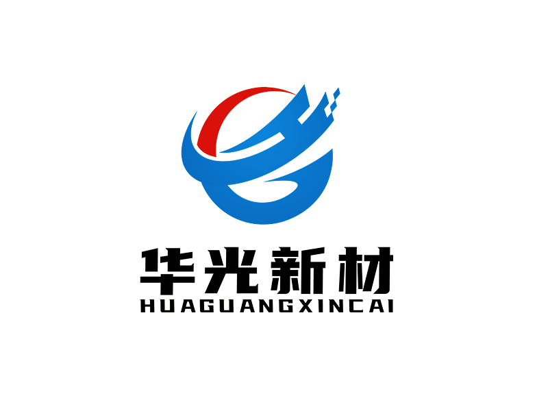 李杰的華光新材料技術有限公司（半圓）（HGJS）logo設計