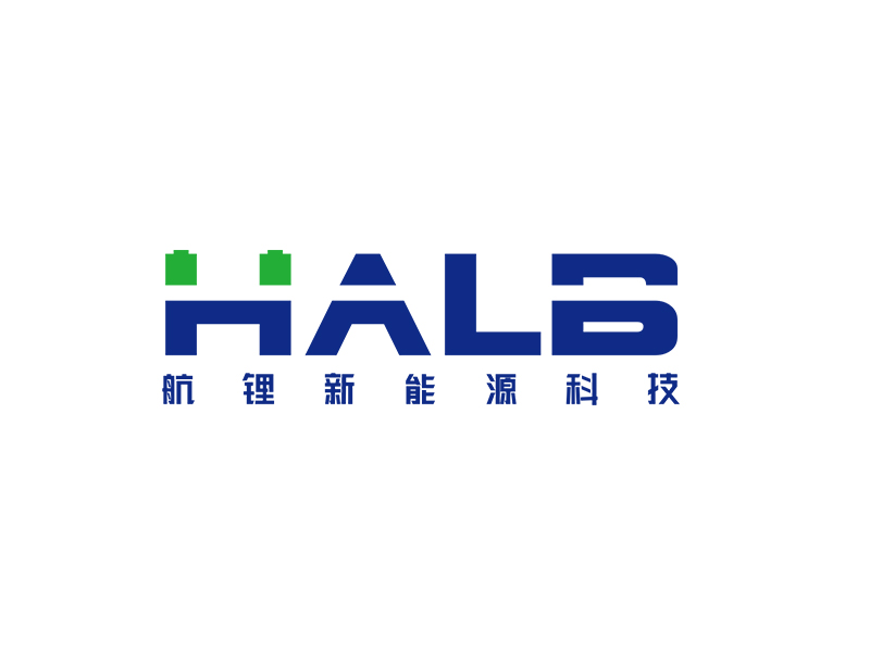 李杰的logo名稱：halb，公司名稱：河南航鋰新能源科技有限公司logo設計