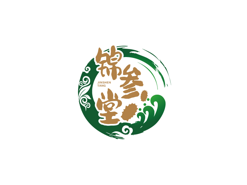 張俊的錦參堂logo設(shè)計