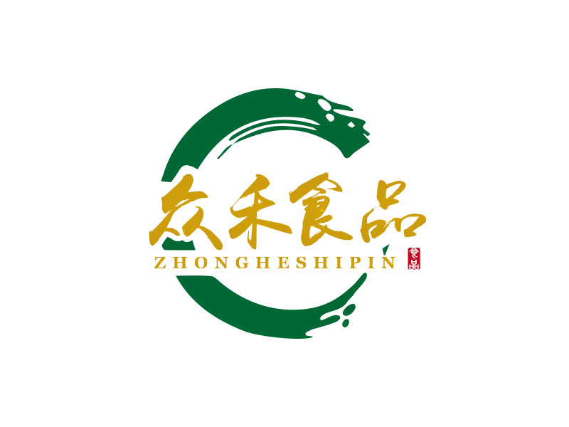 朱紅娟的深圳市眾禾食品有限公司logo設(shè)計