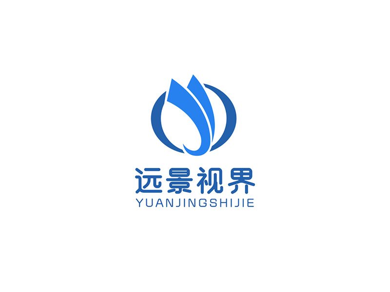 北京遠(yuǎn)景視界文化傳媒有限公司logo設(shè)計