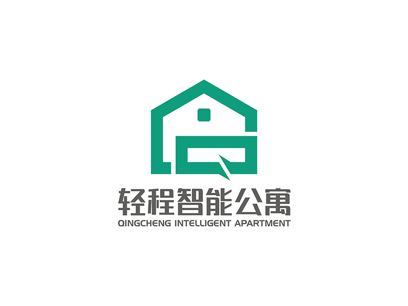 周都響的輕程智能公寓logo設計