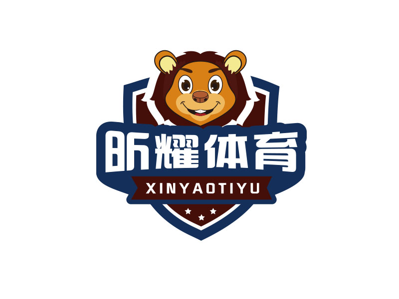 昕耀體育，副標(biāo)題：SPARKLE SPORTSlogo設(shè)計(jì)