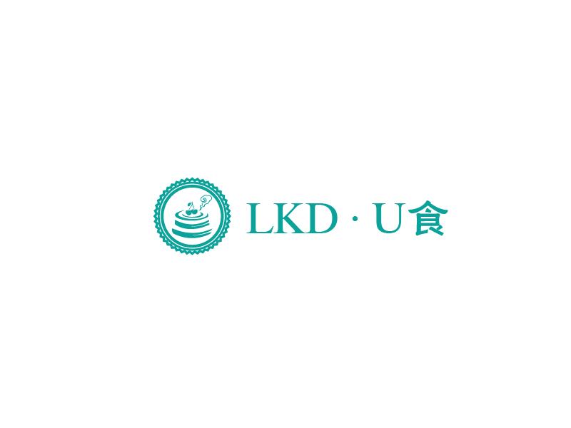 秦光華的LKD · U食logo設(shè)計