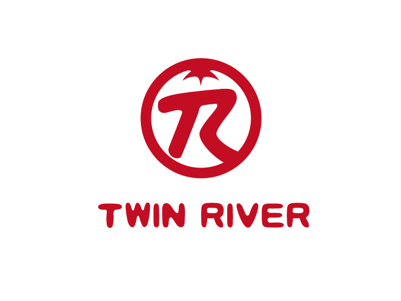 朱紅娟的TWIN RIVER工廠LOGO設(shè)計logo設(shè)計