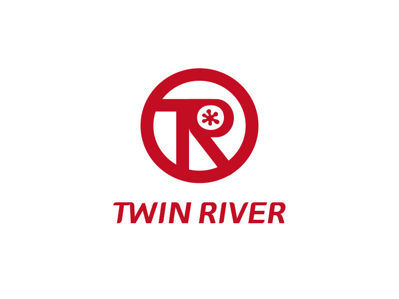 朱紅娟的TWIN RIVER工廠LOGO設(shè)計logo設(shè)計