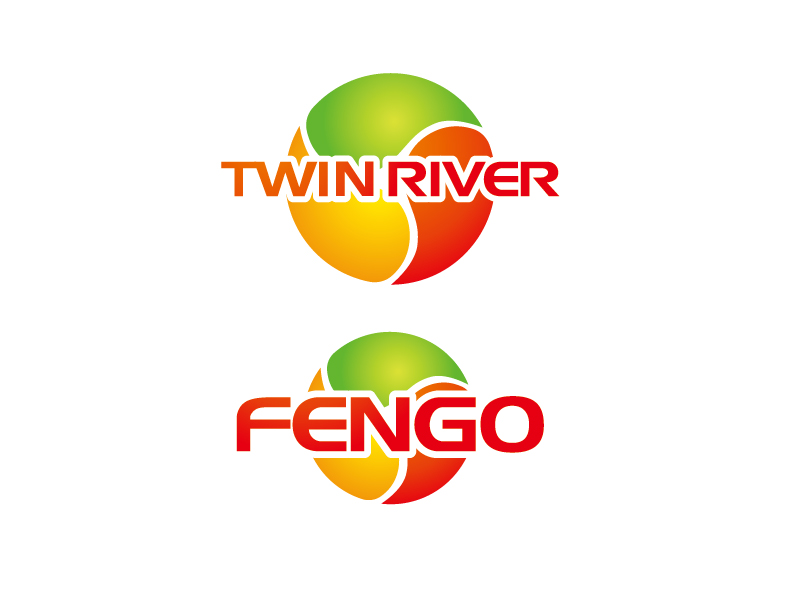 張俊的FENGO 和 TWIN RIVERlogo設計