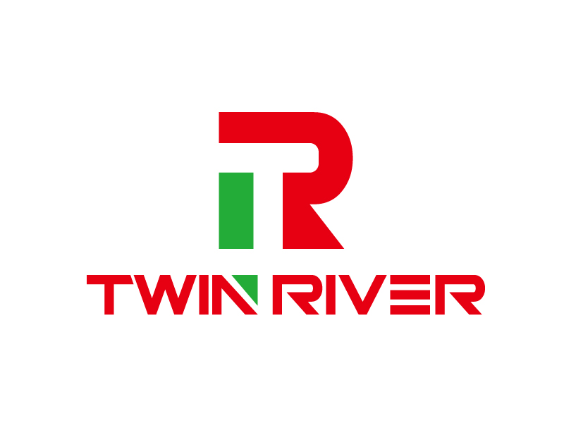 張俊的TWIN RIVER工廠LOGO設計logo設計