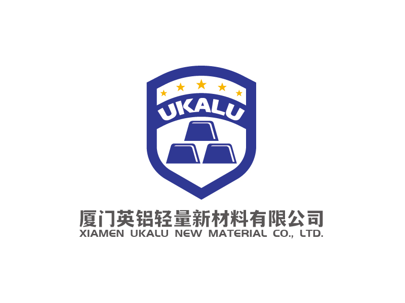 張俊的廈門英鋁輕量新材料有限公司（Xiamen Ukalu New Material Co., Ltd.）logo設(shè)計