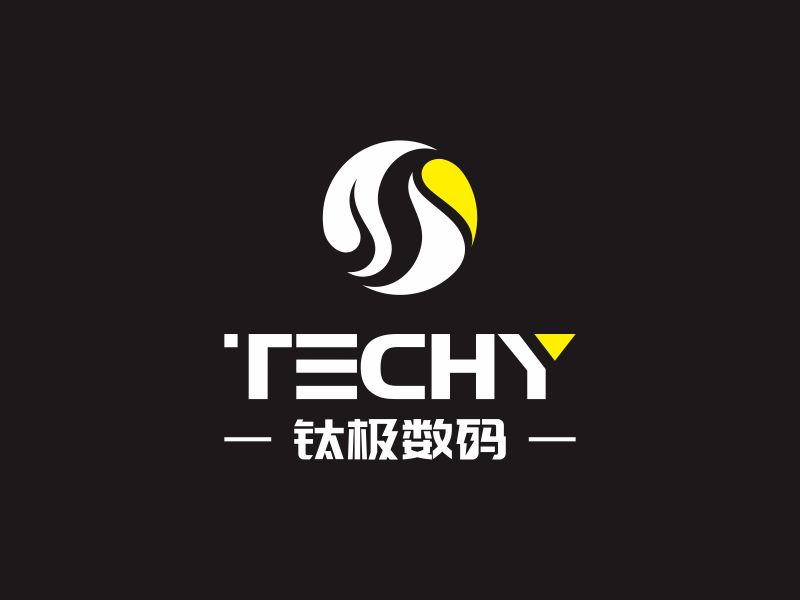 何嘉健的鈦極TECHYlogo設計