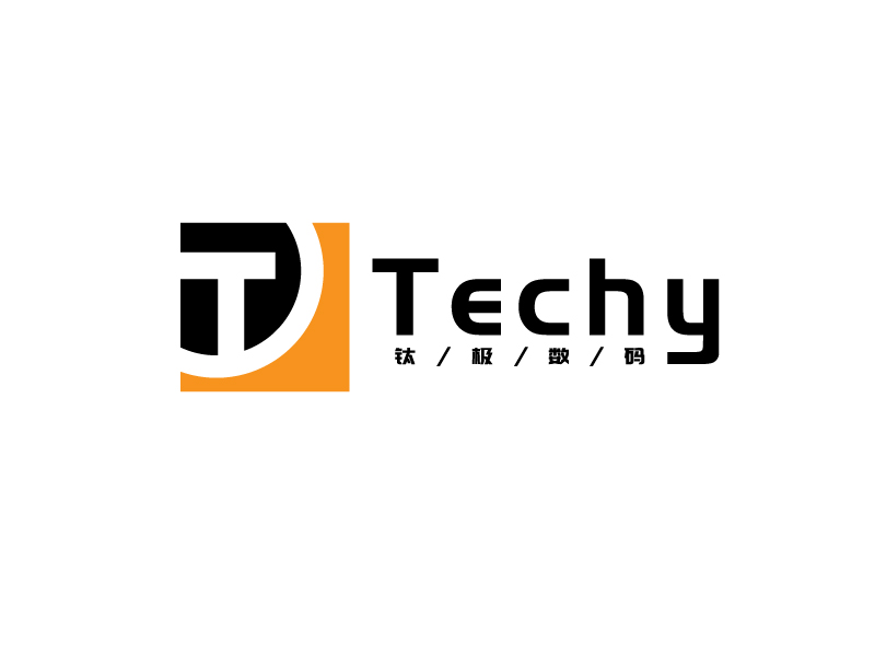 李寧的鈦極TECHYlogo設計