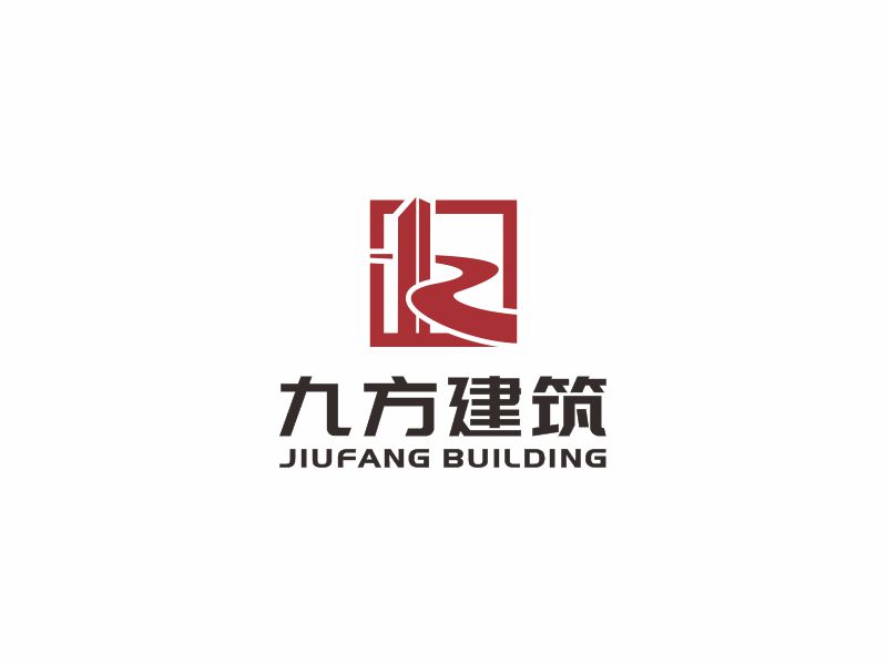 何嘉健的張家界市九方建筑有限責任公司logo設計