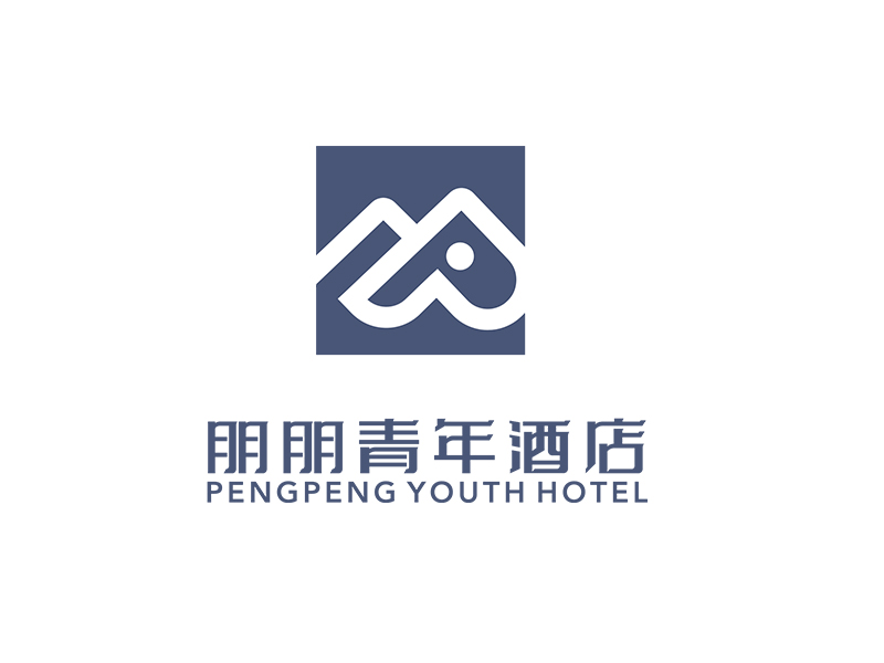 李杰的朋朋青年酒店logo設計