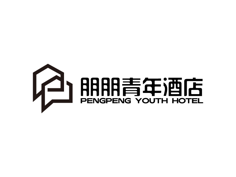 楊忠的朋朋青年酒店logo設計