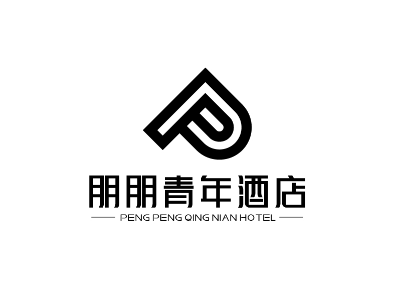 張俊的朋朋青年酒店logo設計